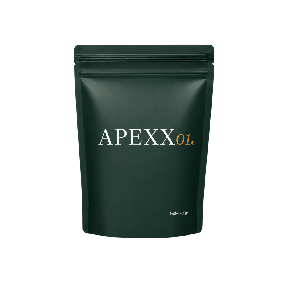 APEXX01 — pouch, shaker en bewaarblik
